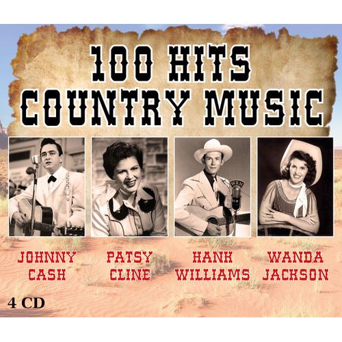 100 Hits Country Music - Coffret 4 Cd