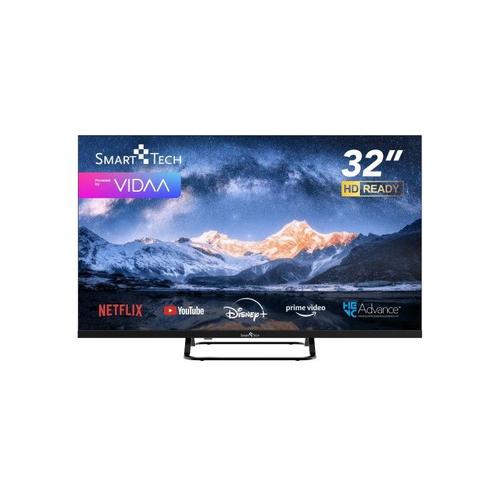 Smart Tech  32HV02V - 32" - TV LED HD 80cm VIDAA - Molotov, Netflix, Prime Video, Disney+, Youtube, Plex - 3xHDMI - 2xUSB - Mode Hotel