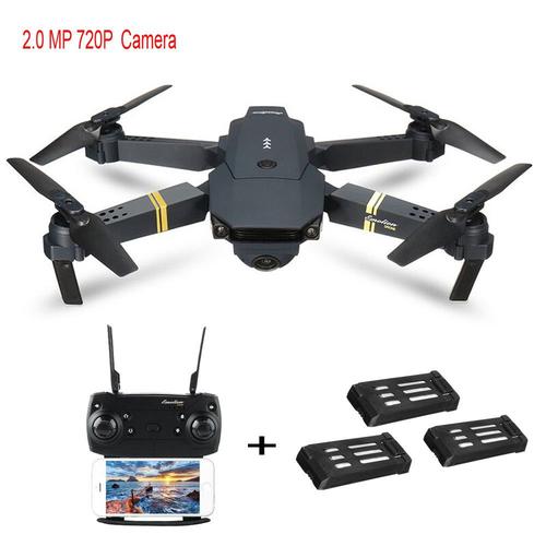 Madkanao Hélicoptère 3148 Quadricoptère Rtf Drone Selfie Pliable Rc E58 2mp Avec Caméra Wifi Fpv / Fpv-Générique