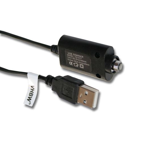 vhbw 0.25 m Chargeur USB, Pas de vis 3 mm pour E-Smart cigarette ?lectronique, chicha.