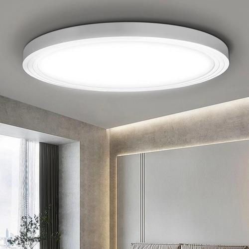 Blanc Plafonnier Led", Lampe Plafond 18w 1600lm Lampe De Plafond Led Moderne Rond 4000k Applicable ¿¿ Salle De Bain, Cuisine, Salon,