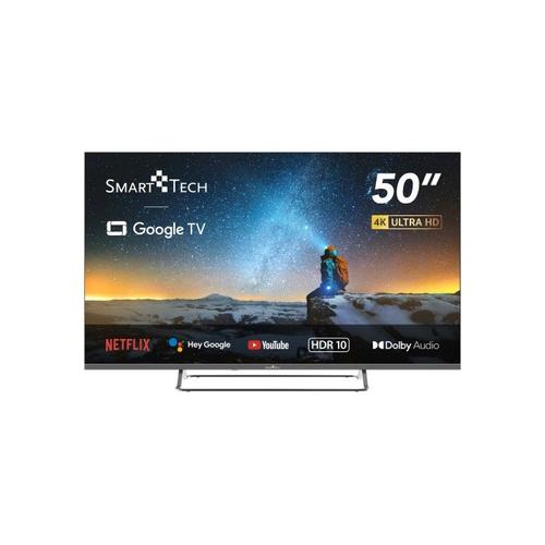 Smart Tech 50UG02V - 50" - TV 4K UHD 127cm - Google TV, HDMI, USB, HEVC, Dolby Audio, HDR 10, CHROMESCAST, Google Assistant