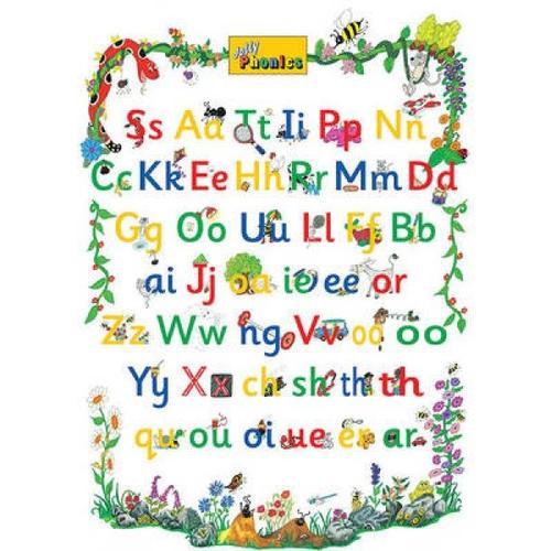Jolly Phonics Letter Sound Poster : In Precursive Letters (British English Edition)