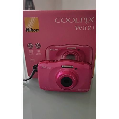 Nikon Coolpix w100 13.2 rose