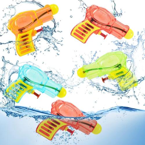 A Pistolets À Eau, 8 Pcs Mini Squirt Water Gun, Super Pistolet À Eau, Longue Distance Blaster Shooter Pompe, Pour Les Fêtes