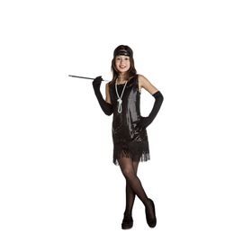 Déguisement Black Charleston À Franges Pour Fille