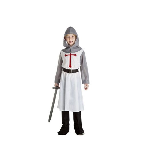 Déguisement De Chevalier Médiéval Blanc Pour Enfant (Taille 7-9a)