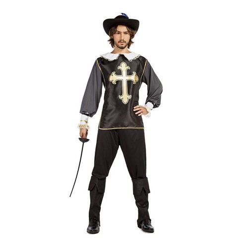 Déguisement De Mousquetaire Noir Pour Homme