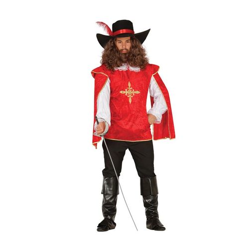 D?Guisement De Mousquetaire Rouge Pour Homme (Taille L)