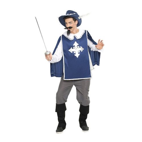Déguisement De Mousquetaire Bleu Pour Homme