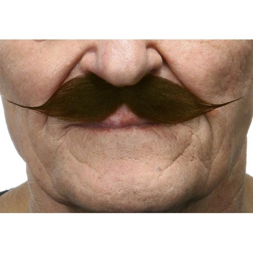 Moustache Mousquetaire Brun