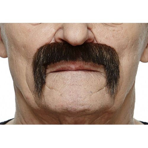 Moustache Mexicaine Noire Grise (Taille Unique)