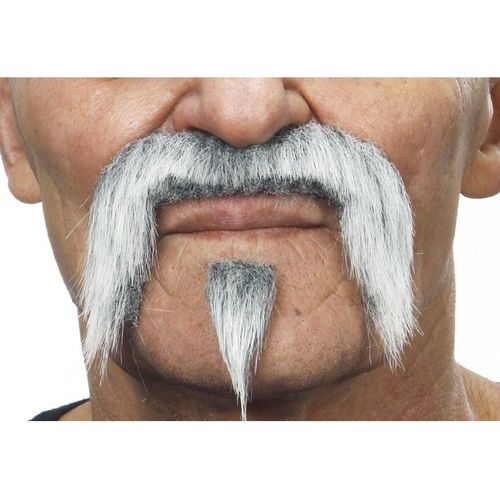 Moustache Avec Pommeau Blanc