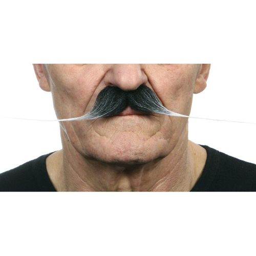 Grosse Moustache Grise (Taille Unique)