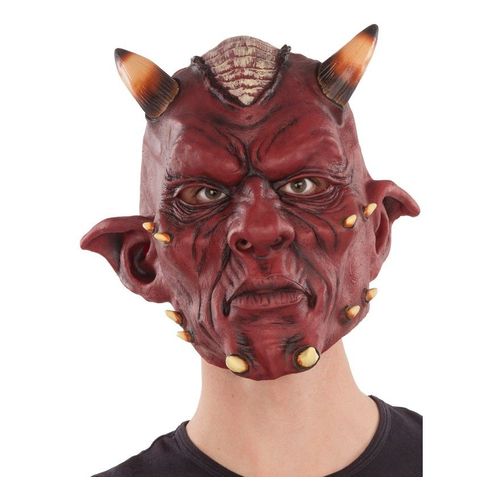 Masque De D?Mon Avec Des Cornes Pour Adultes