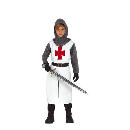 D?Guisement Templar Knight Pour Enfants (Taille 10-12a)