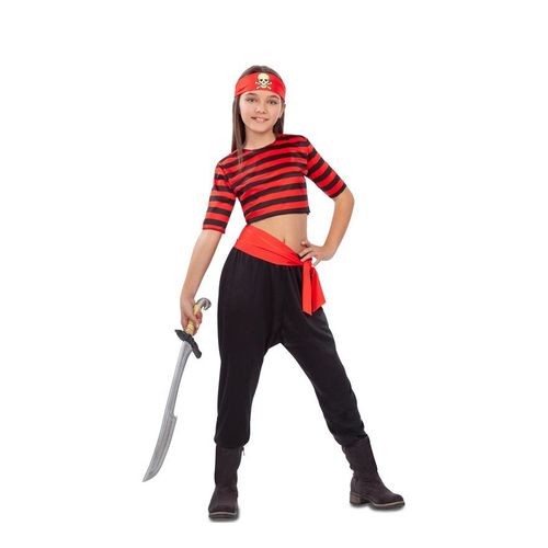 Déguisement De Pirate À Rayures Pour Fille
