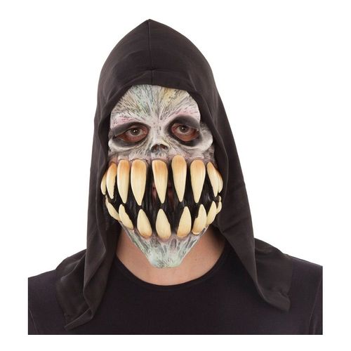 Masque De Crâne Avec Des Dents Géantes Pour Adultes (Taille Unique Adulte)