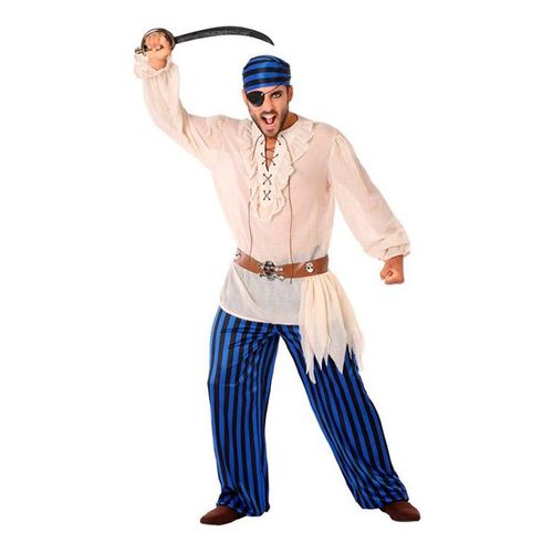 Déguisement De Pirate À Rayures Pour Homme (Taille S)