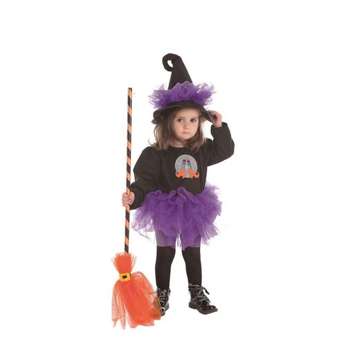 Déguisement Sorcière Tutu Pour Fille (Taille 3-5a)