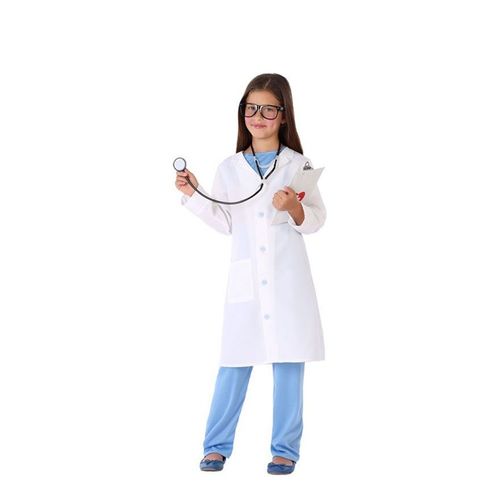 Déguisement De Femme Docteur Pour Fille (Taille 5-6a)