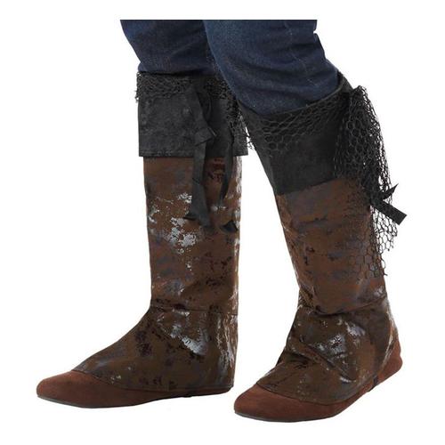 Couvre-Bottes Marron Avec Filet (Taille Unique Adulte)