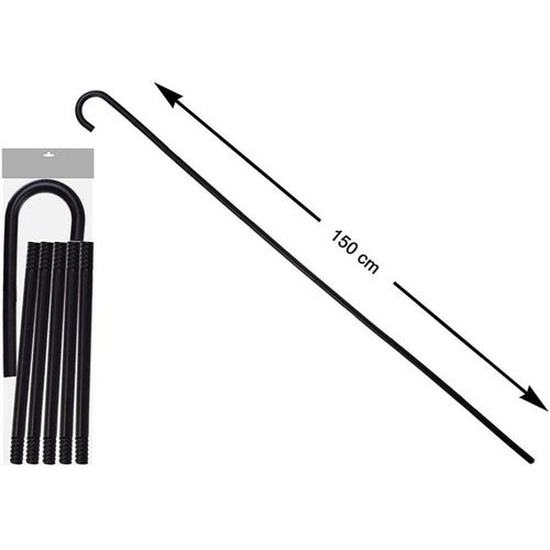Canne Noire Détachable 150 Cm