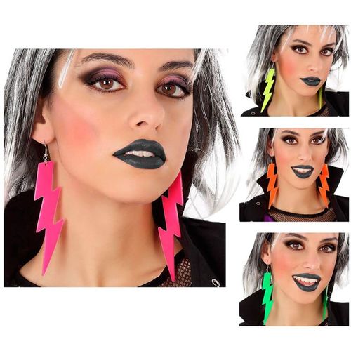 Boucles D'oreilles Éclair De Différentes Couleurs Au Néon