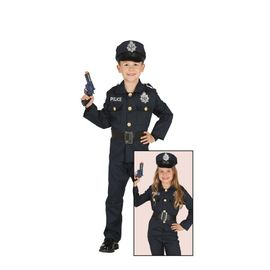Déguisement De Police Bleue Pour Enfants (Taille 7-9a)