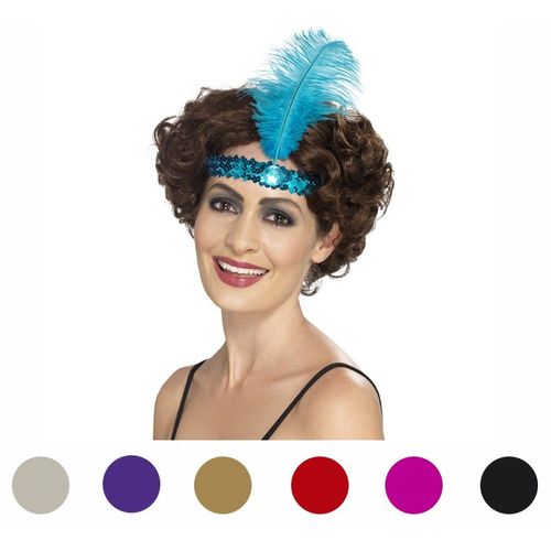 Coiffe Des Années 20 Avec Un Stylo De Différentes Couleurs (Couleur Or)