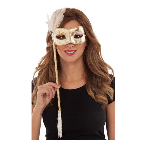 Masque Vénitien Avec Poignée Et Stylo