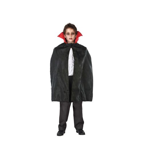 Cape Vampire Noire 70cm Pour Adultes (Taille Unique)
