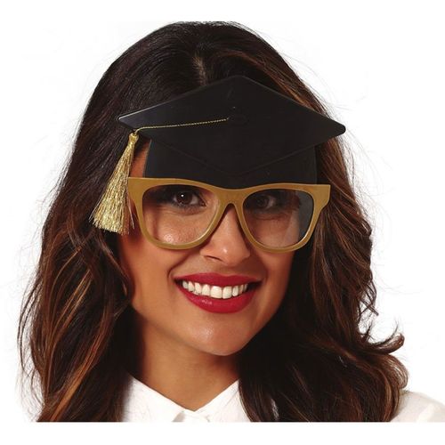 Lunettes D'?Tudiant Avec Mortier (Taille Unique Adulte)