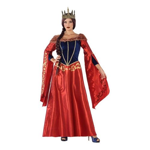 Déguisement De Reine Médiévale Rouge Pour Femme (Taille Xxl)