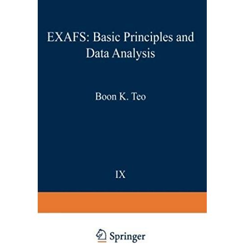 Exafs: Basic Principles And Data Analysis