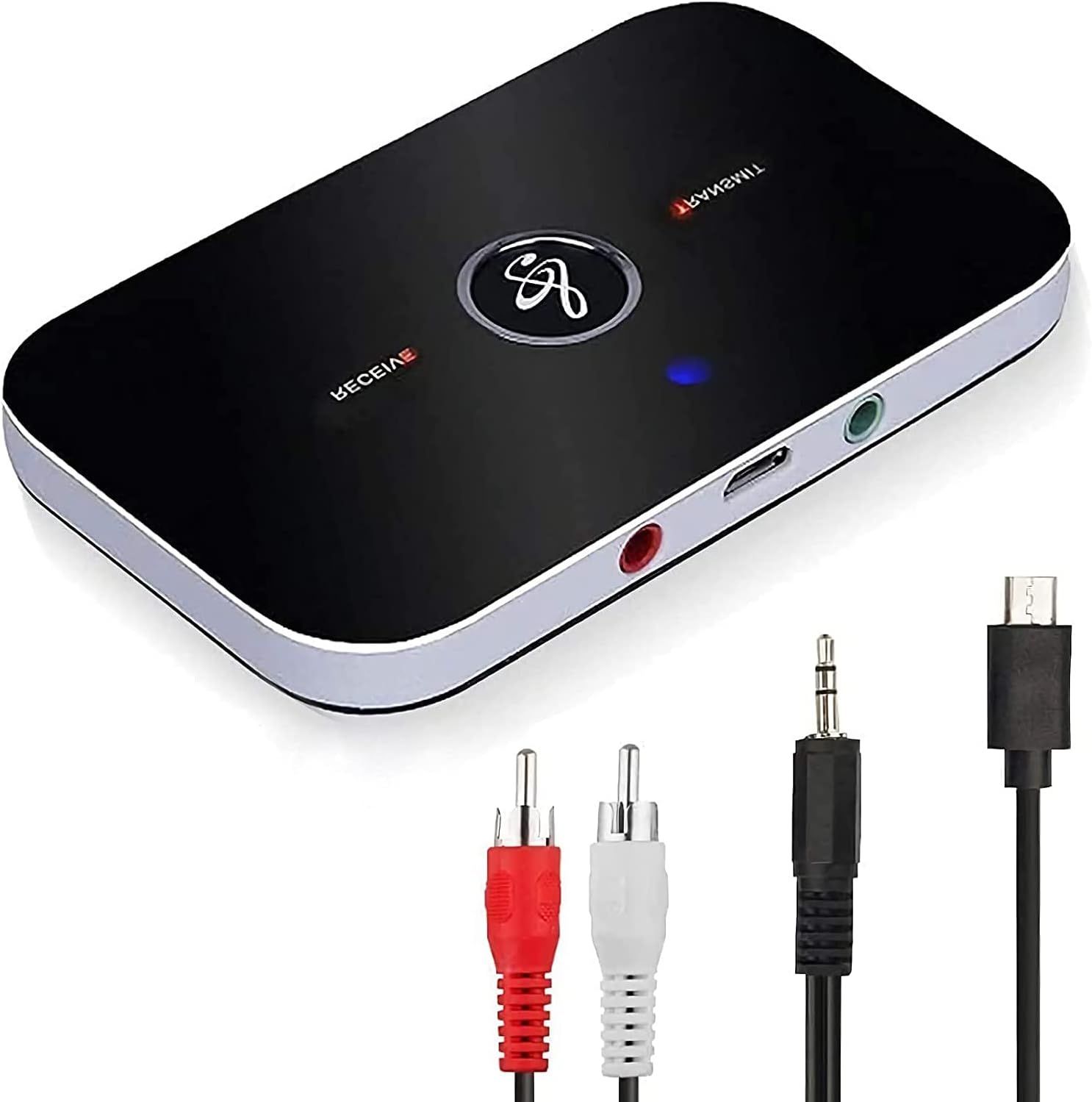 Adaptateur Bluetooth Récepteur,Émetteur Récepteur Bluetooth 5.0 Tra...