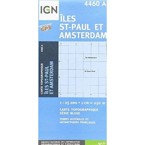 Iles St-Paul / Amsterdam 1 : 25 000