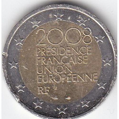 France, 2 Euro 2008 - Présidence Du Conseil De La Ce.