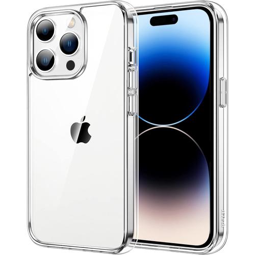 Jetech Coque Pour Iphone 14 Pro Max 6,7 Pouces, Anti-Jaunissement Étui De Protection Antichoc, Housse Anti-Rayures Dos Transparente (Transparente)