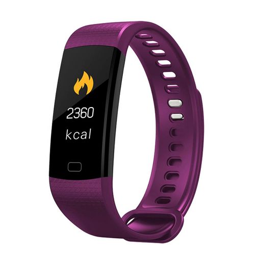 Montre Connectée Android Ios Bracelet Cardio Smartwatch Ip67 Podomètre Violet - Yonis