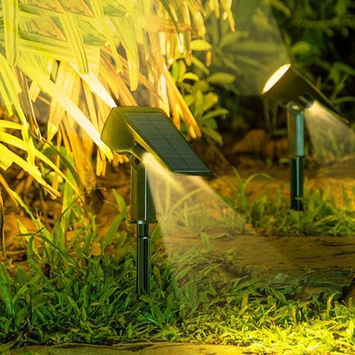 Warm Light Lampe Solaire Exterieur Jardin, Led Lumiere Solaire Exterieur Avec Contr Le Intelligent De La Lumière Utilisé Pour