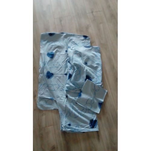 Parure 1 Personne Coeurs Bleus