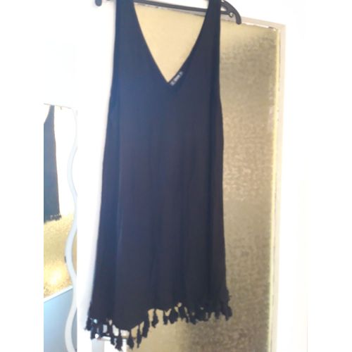 Robe Noire A Bretelles Shein Neuve Tl