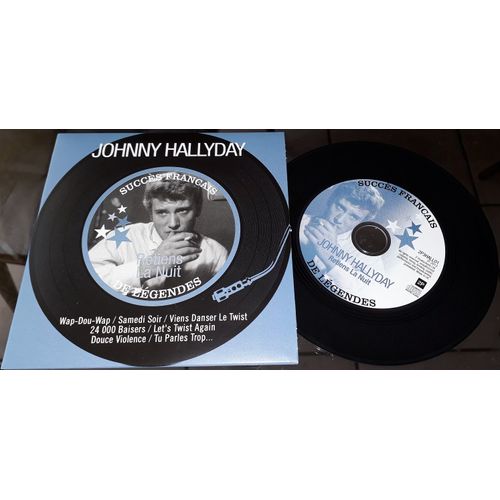 Johnny Hallyday Retiens La Nuit Rare Cd Effet Vinyl Collector Original