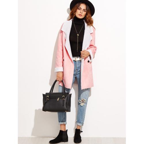 Manteau Rose Doublé Tl