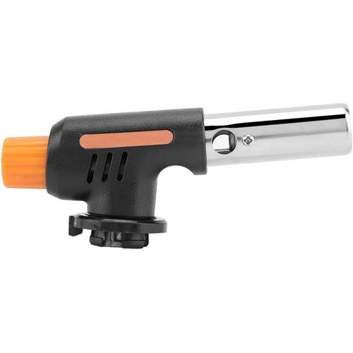 Orange, Noir, Argent Souffler La Flamme - Camping Gas Torch Welding Fire Maker Briquet Butane Br Leur Pistolet À Flamme Pour