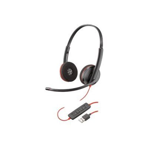 Poly Blackwire C3220 USB - 3200 Series - micro-casque - sur-oreille - filaire - USB - isolation acoustique