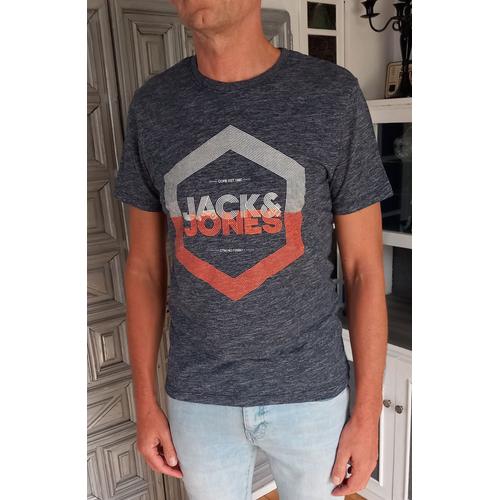 T-Shirt Jack & Jones Gris