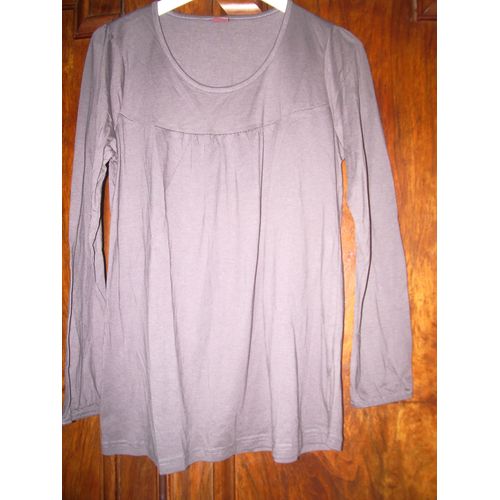 Tunique Marron Manches Longues Taille 42/44