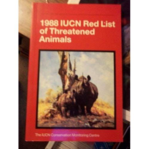 1988 Iucn Red List Of Threatened Animals (Belhaven Press Book)